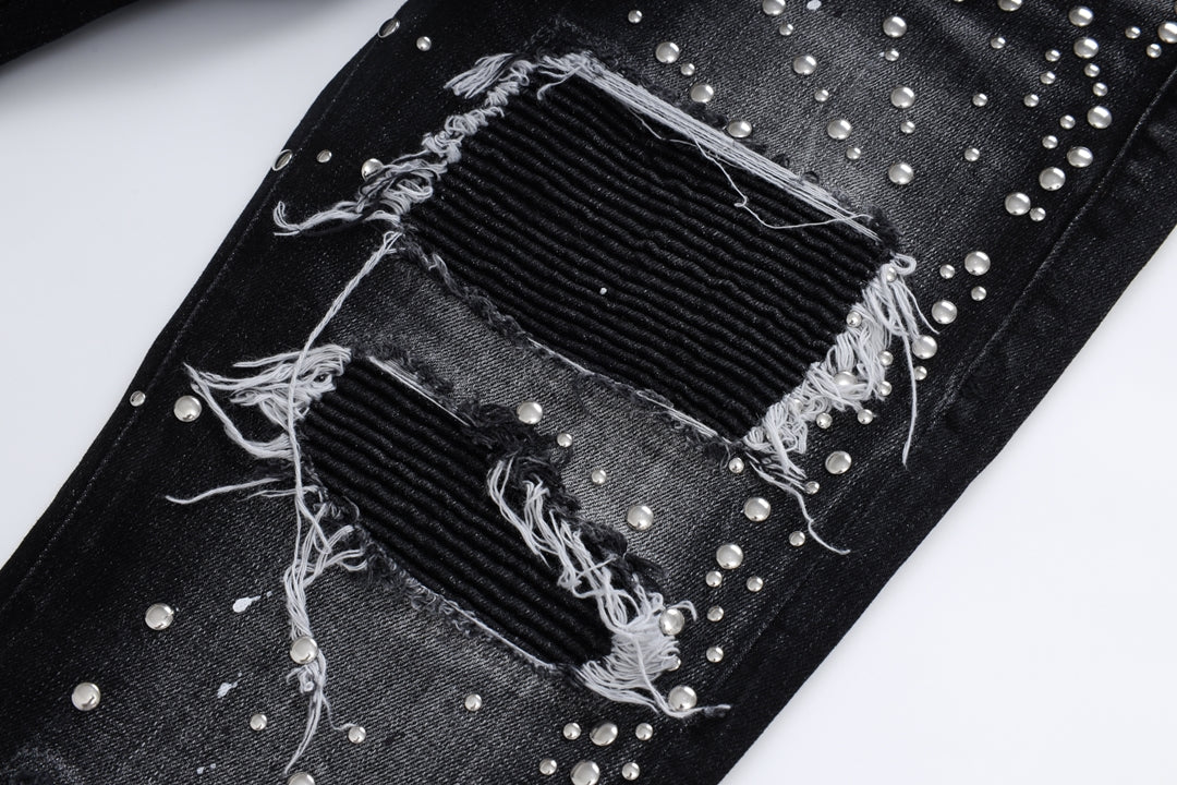 New Black Ripped Jeans