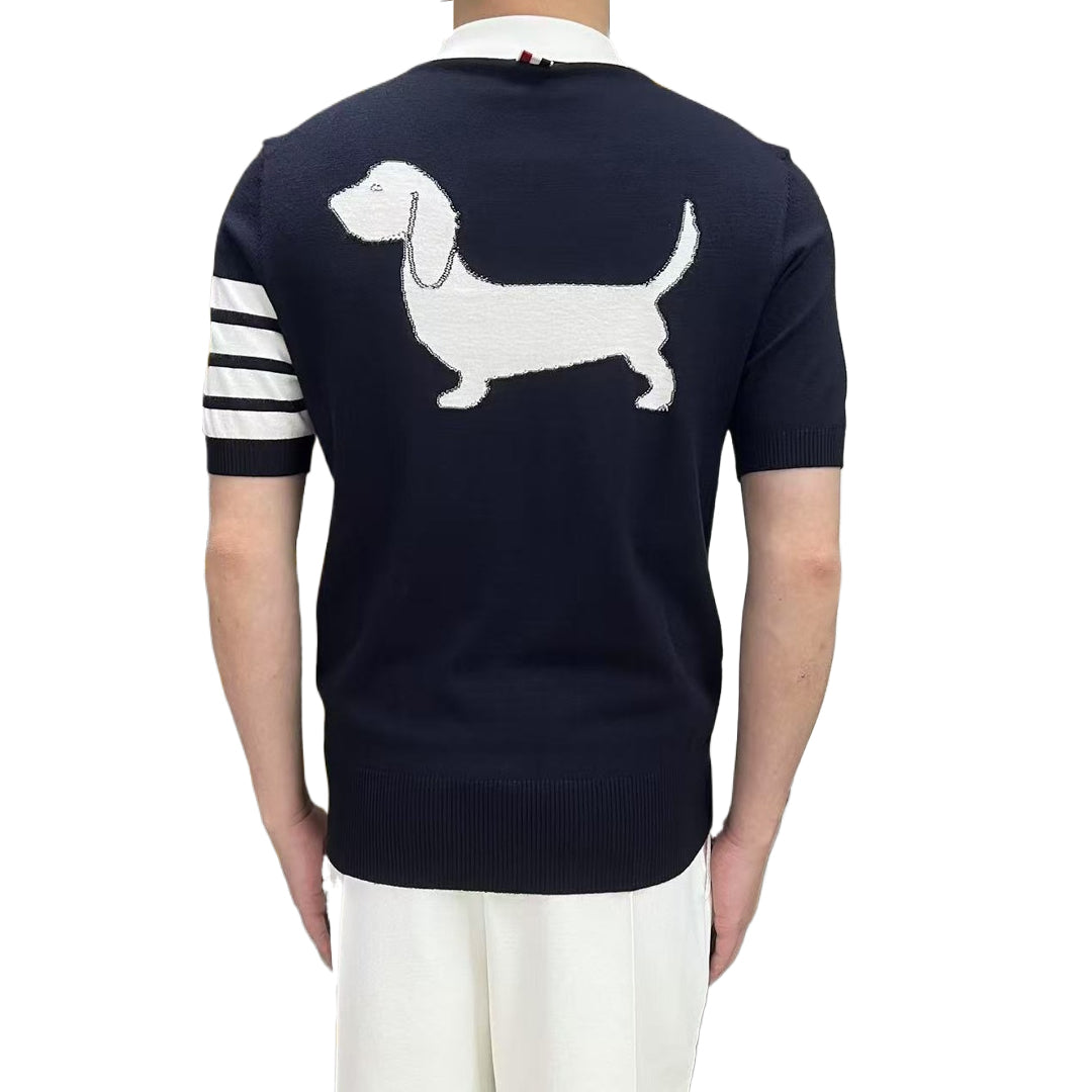 4 Bars Puppy Wool Polo shirt
