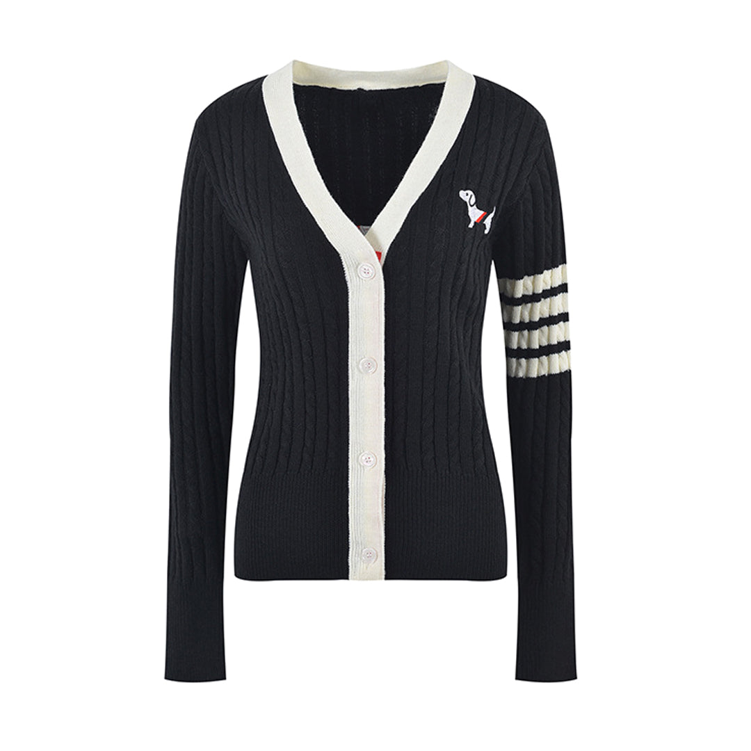 4 Bars Puppy Cardigan