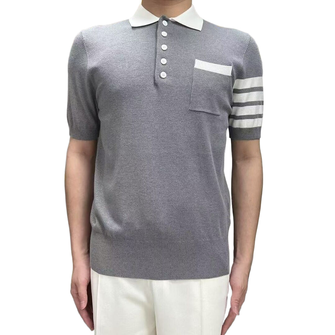 4 Bars Puppy Wool Polo shirt