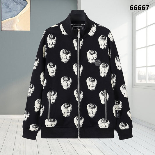 PP Skull Hoodie Jacket Suit