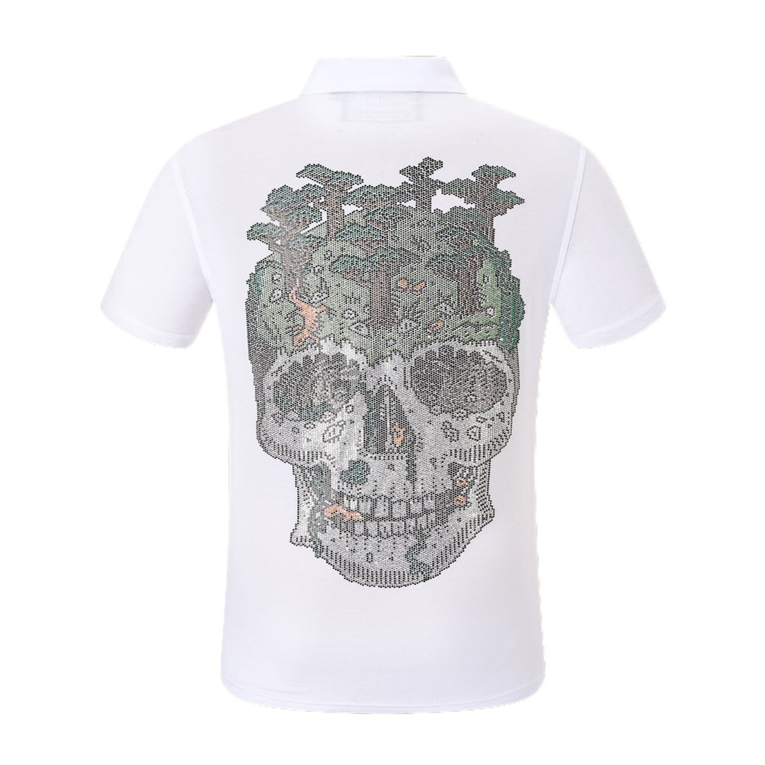 New Polo shirt Crystal Skull