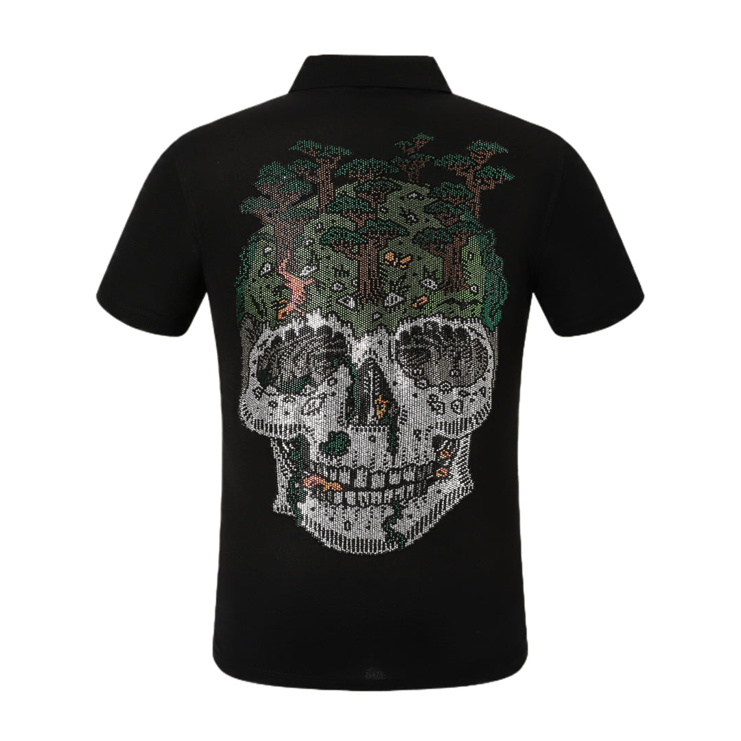 New Polo shirt Crystal Skull