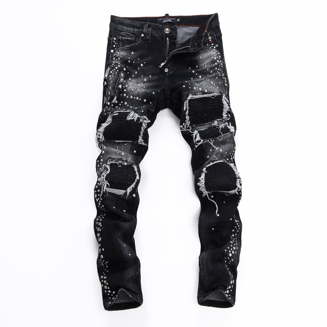 New Black Ripped Jeans