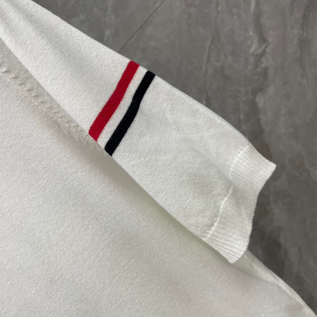 Double color bars Polo shirt
