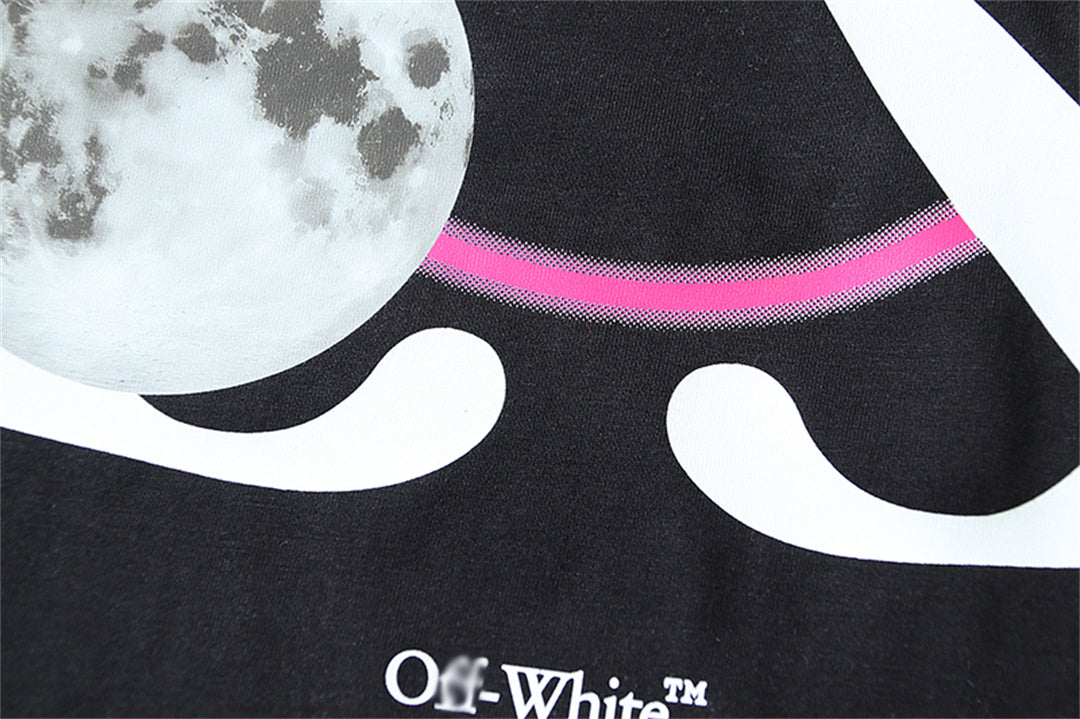 2025 Moon Print T-shirt