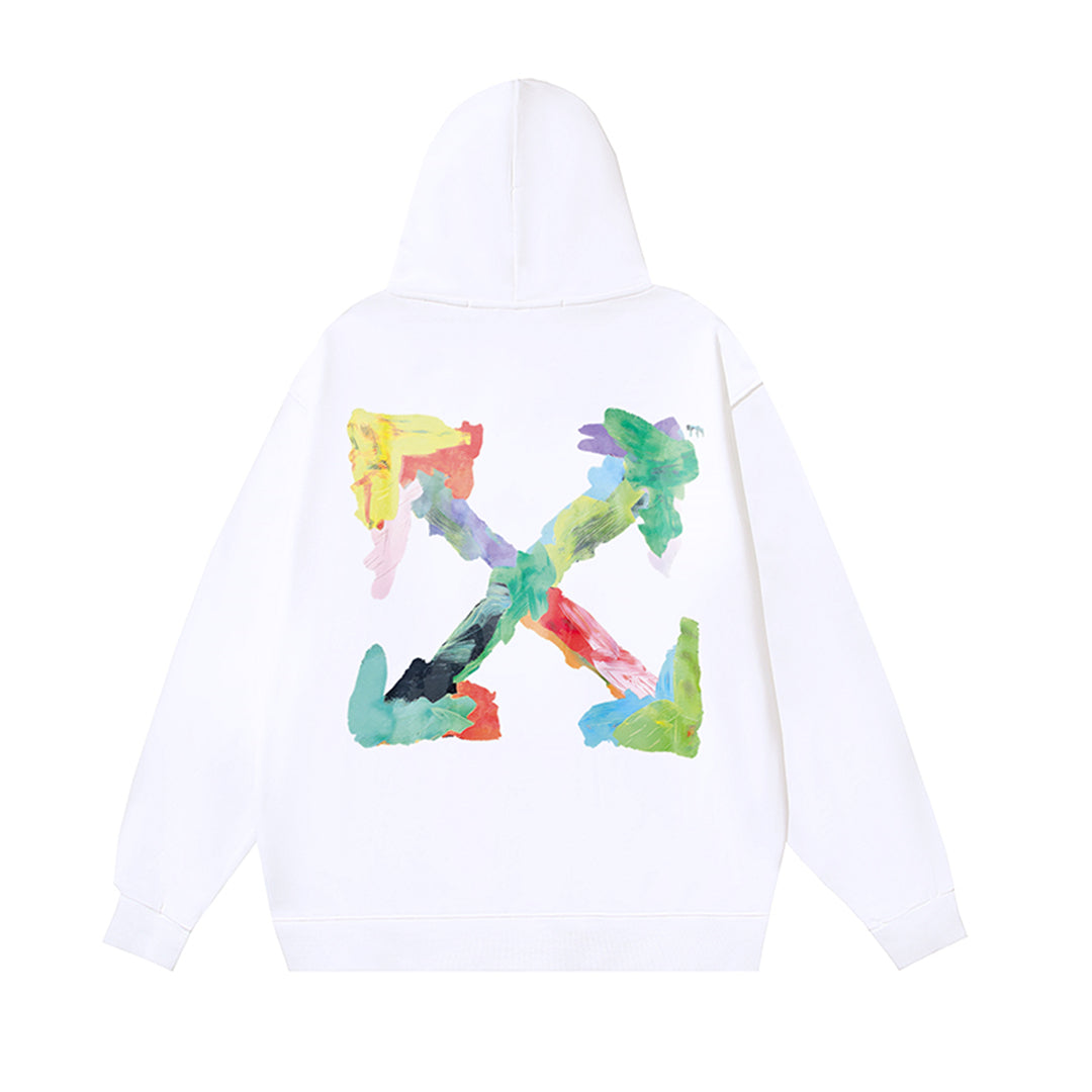 OFF Logo Print Hoodie