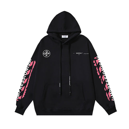 OFF Logo Print Hoodie