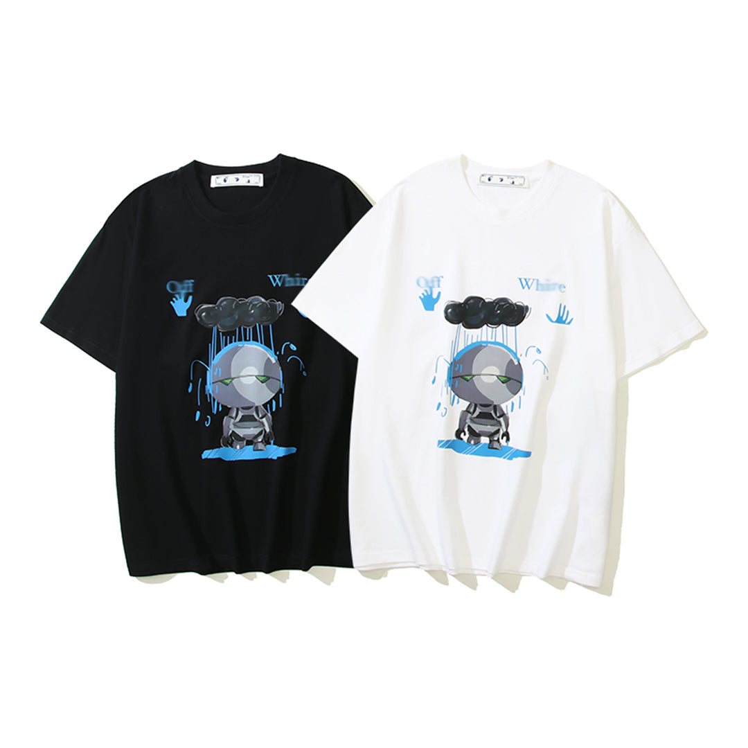 2025 Robot Print T-shirt