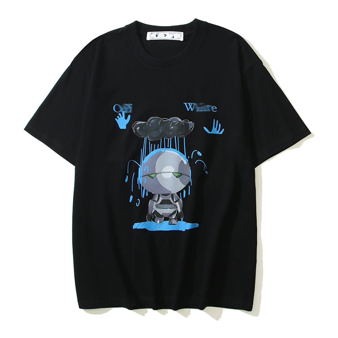 2025 Robot Print T-shirt