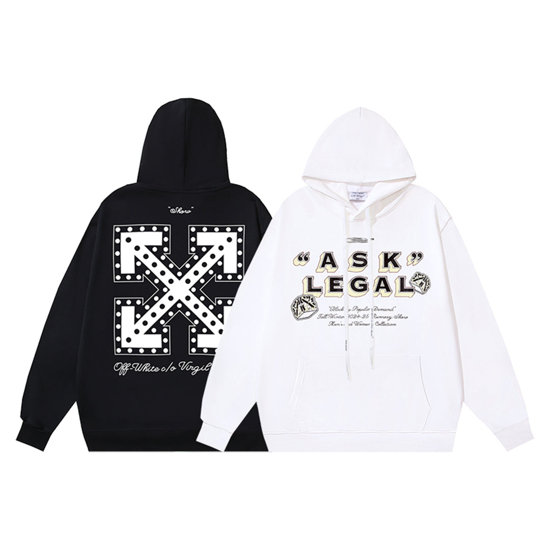 2025 Logo Print Hoodie