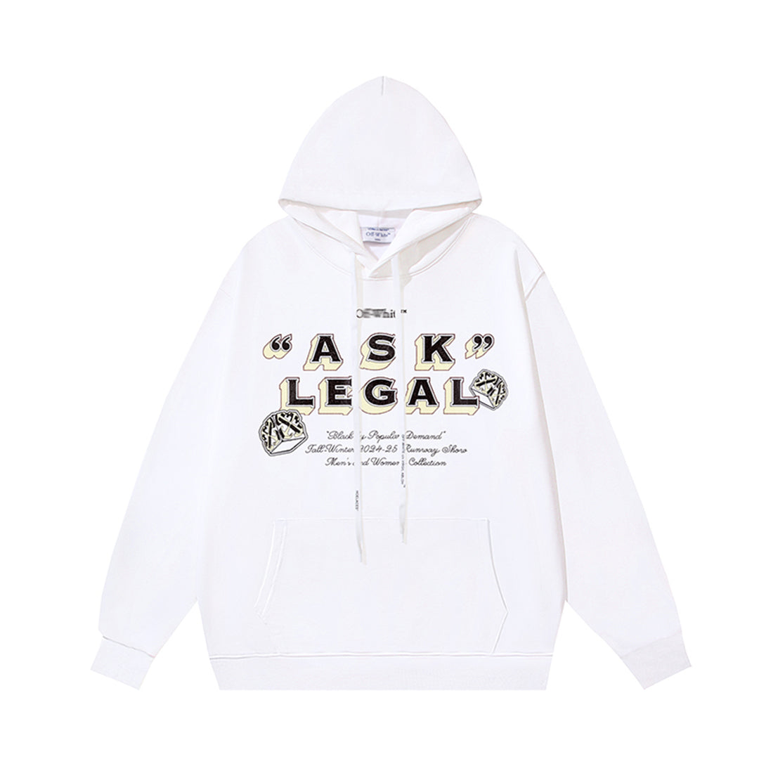 2025 Logo Print Hoodie