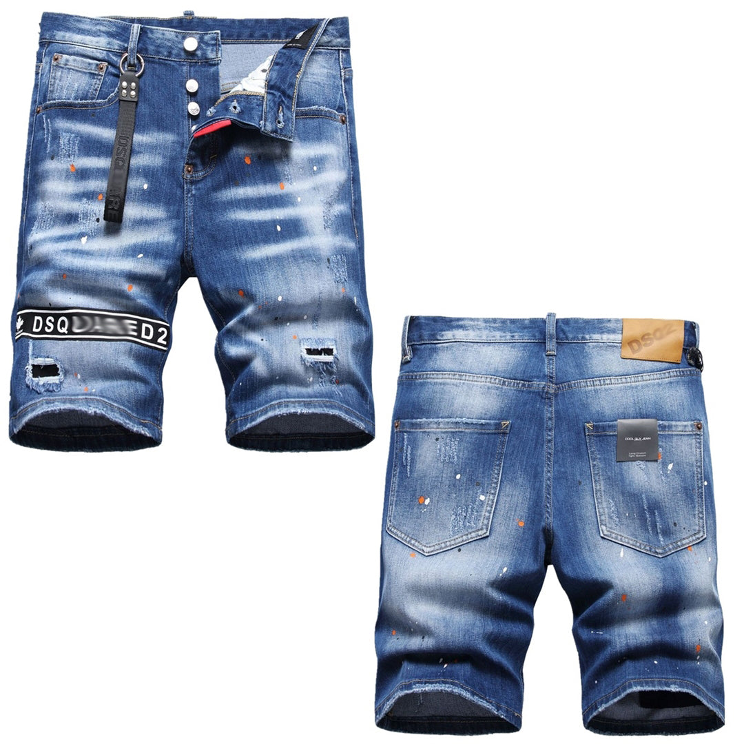 DSQ2 Short Jeans Ripped