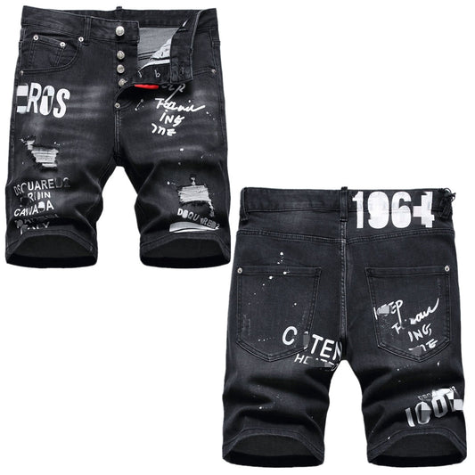 DSQ2 Short Jeans Ripped