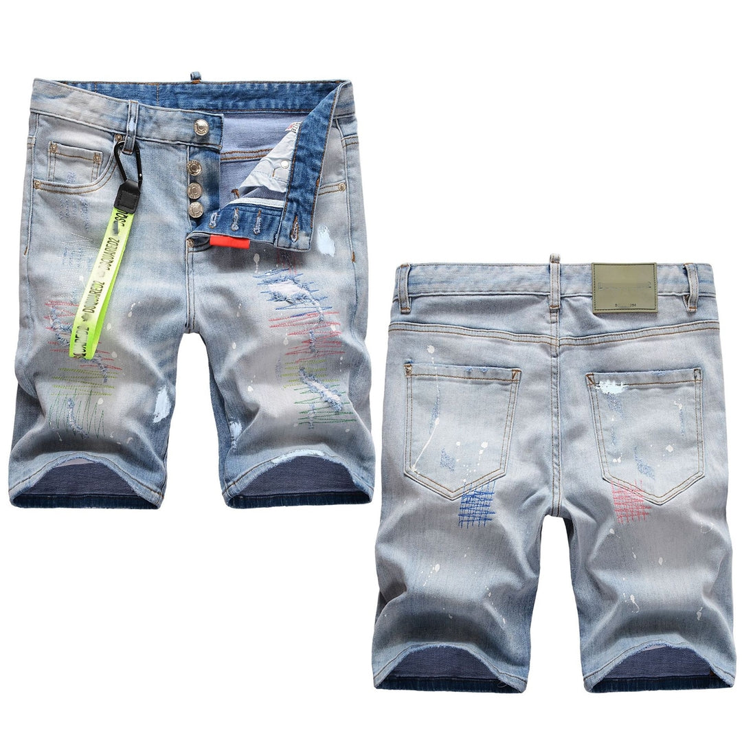 DSQ2 Short Jeans Ripped
