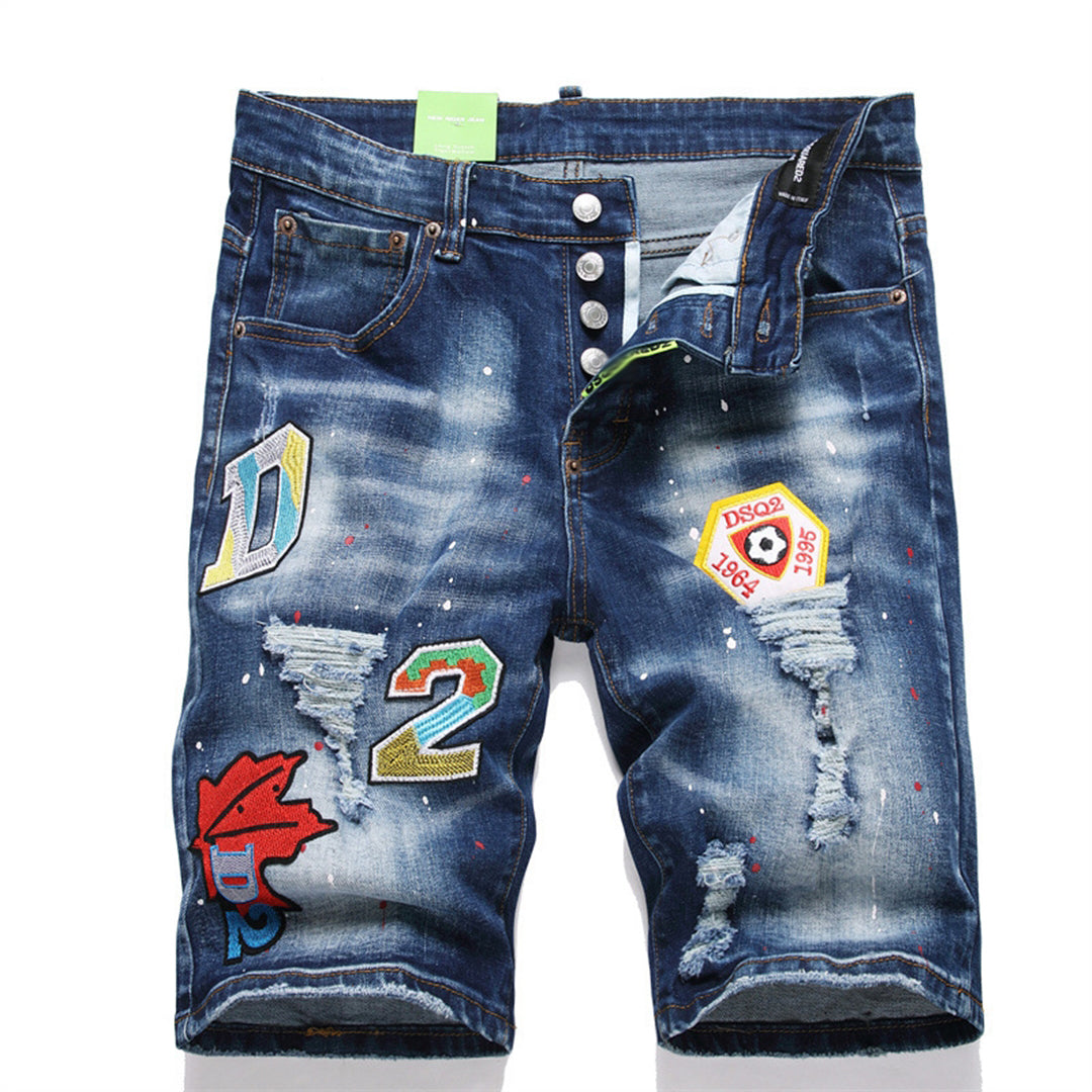 DSQ2 Short Jeans Ripped