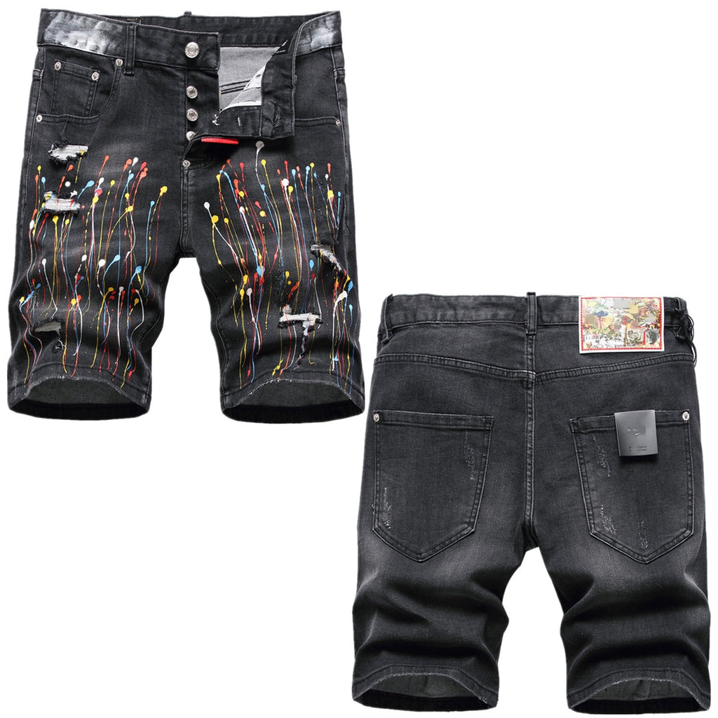 DSQ2 Short Jeans Ripped
