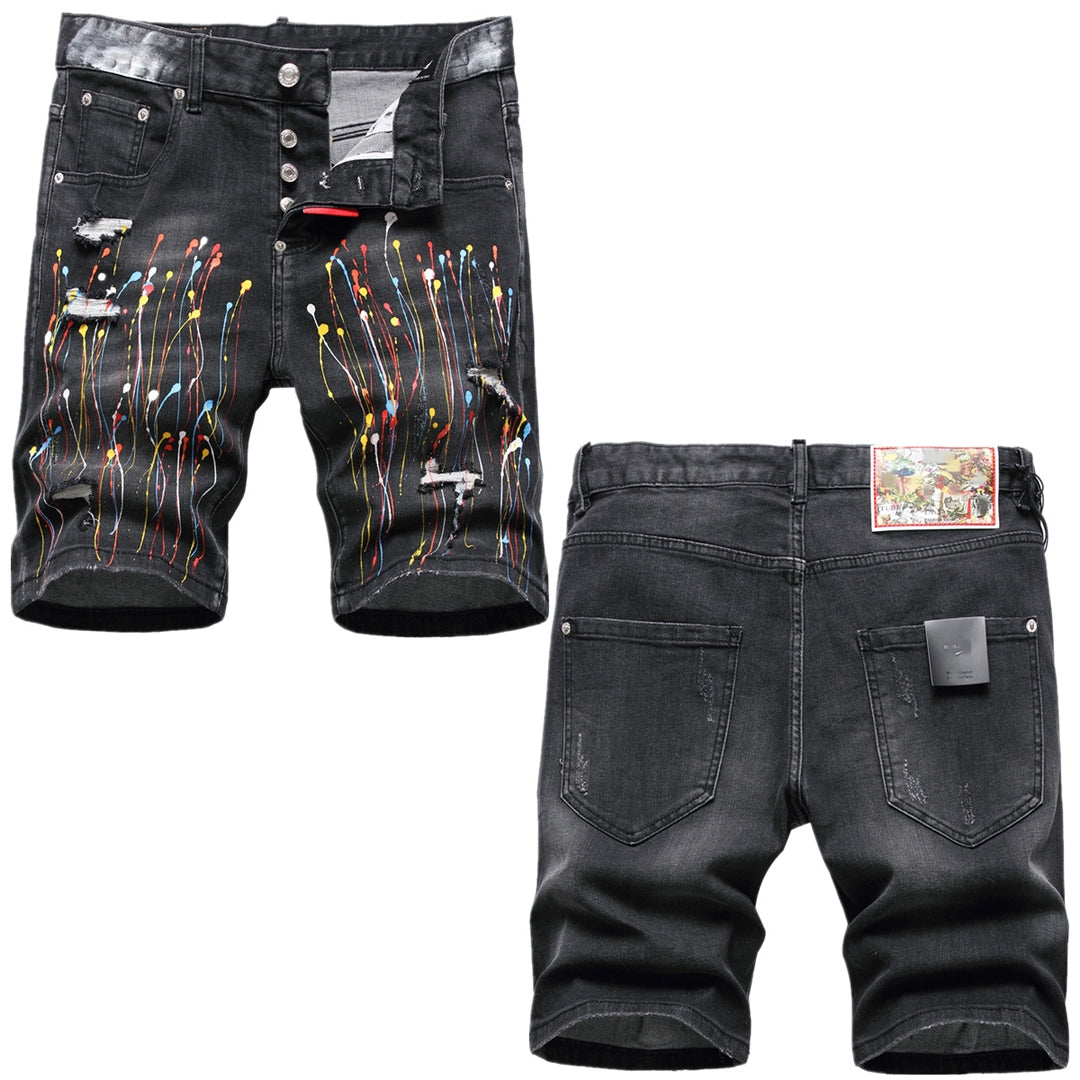 DSQ2 Short Jeans Ripped