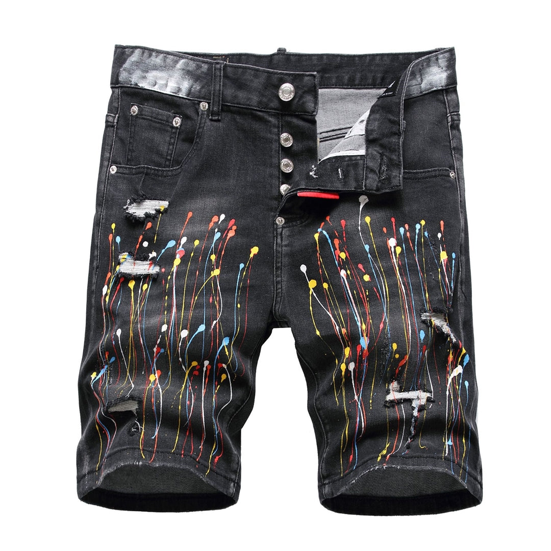 DSQ2 Short Jeans Ripped