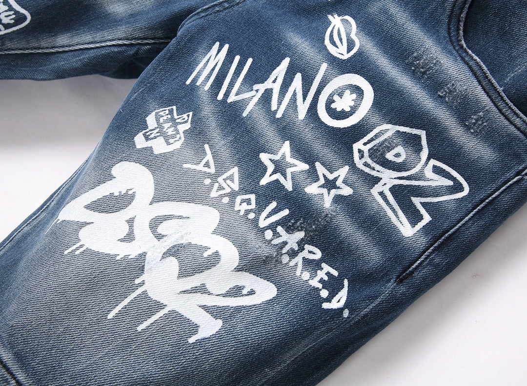 DSQ2 Short Jeans Ripped