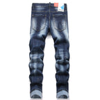 DSQ2 Embroidery Ripped Jeans