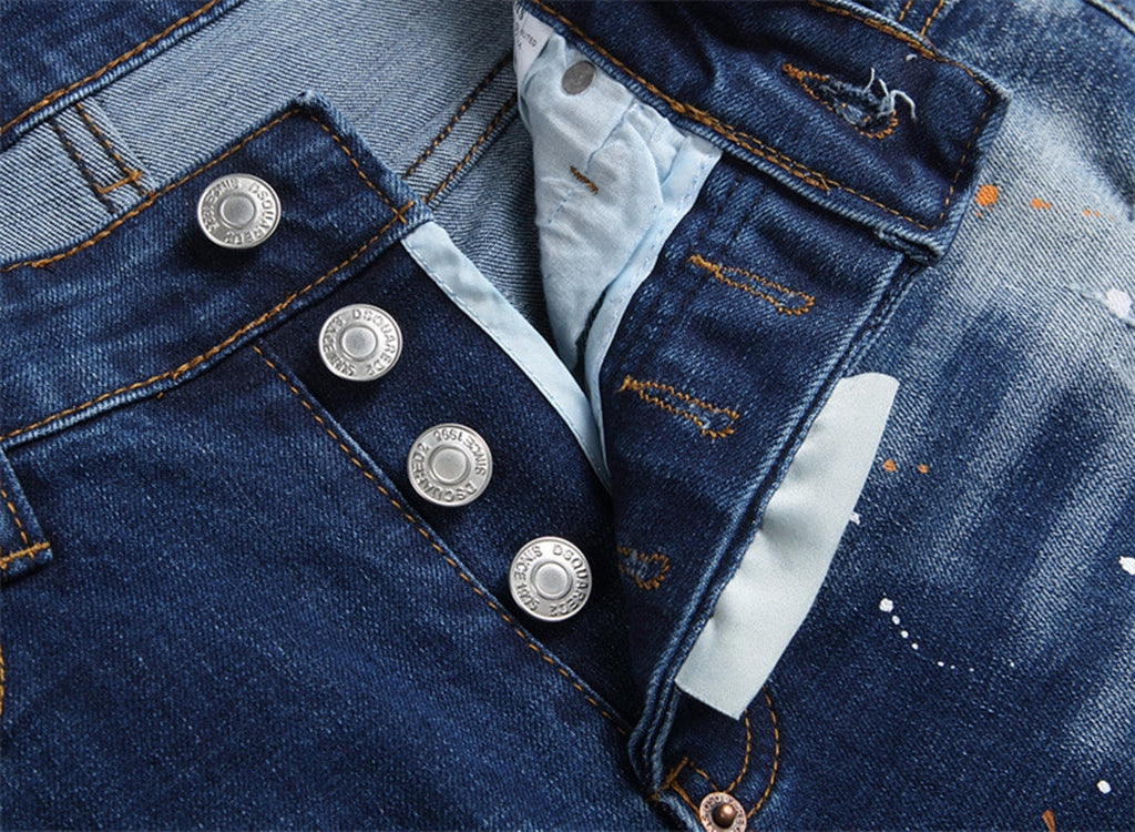 DSQ2 Short Jeans Ripped
