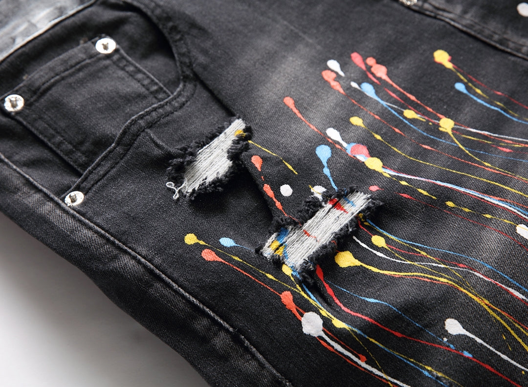 DSQ2 Short Jeans Ripped