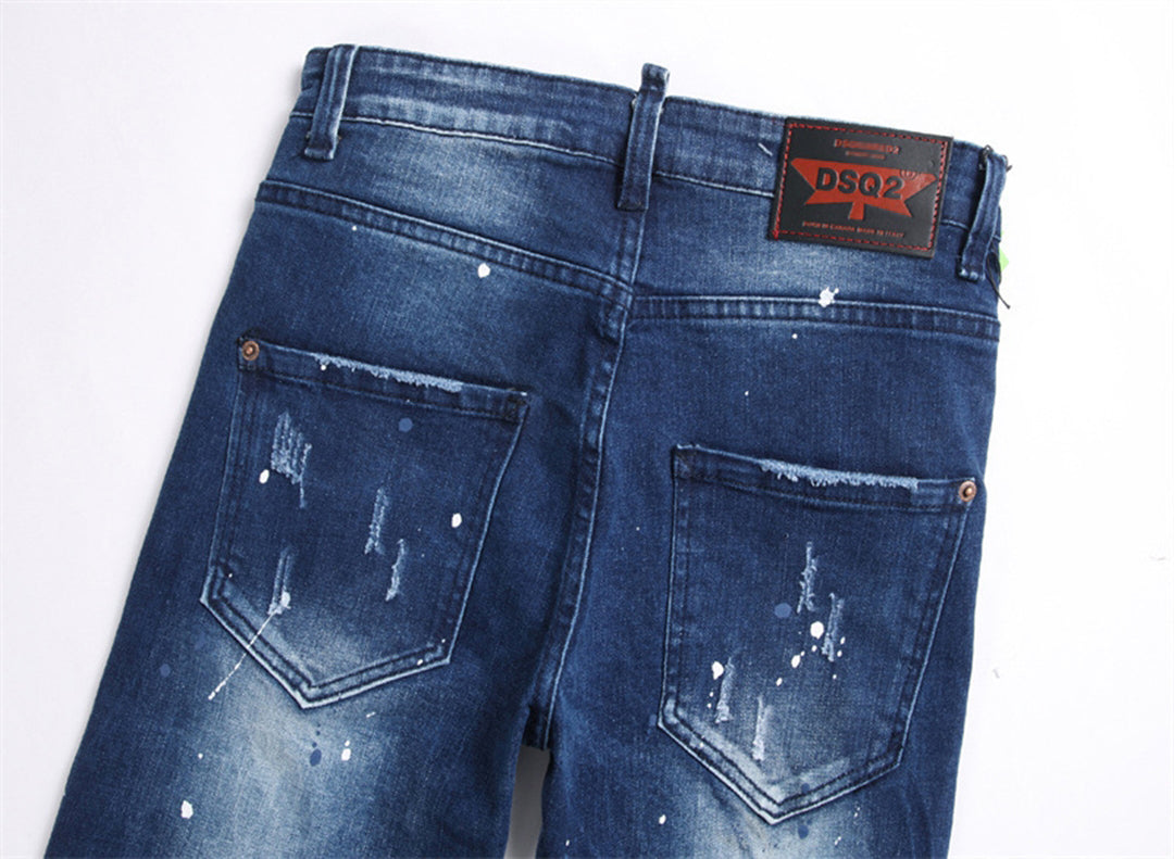 DSQ2 Short Jeans Ripped