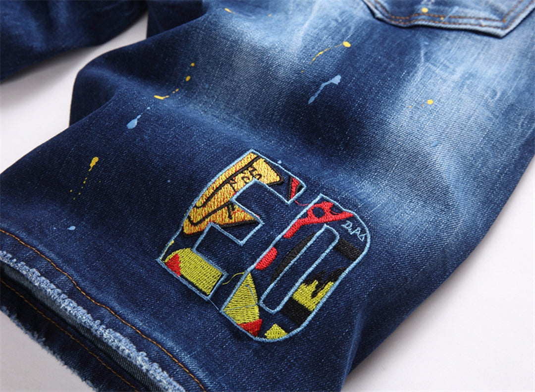 DSQ2 Short Jeans Ripped