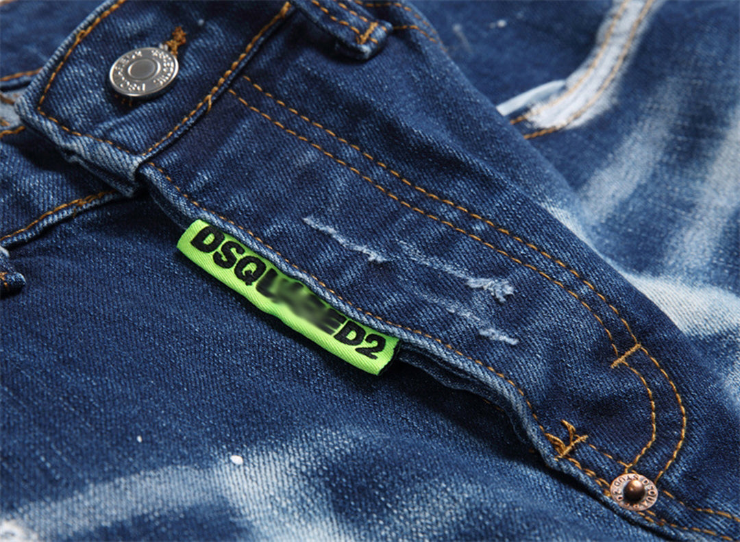 DSQ2 Short Jeans Ripped