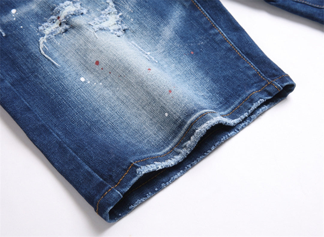 DSQ2 Short Jeans Ripped