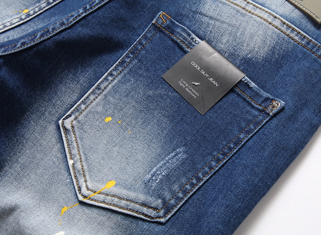 DSQ2 Short Jeans Ripped