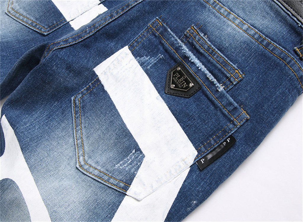 New Jeans Ripped LOGO PP