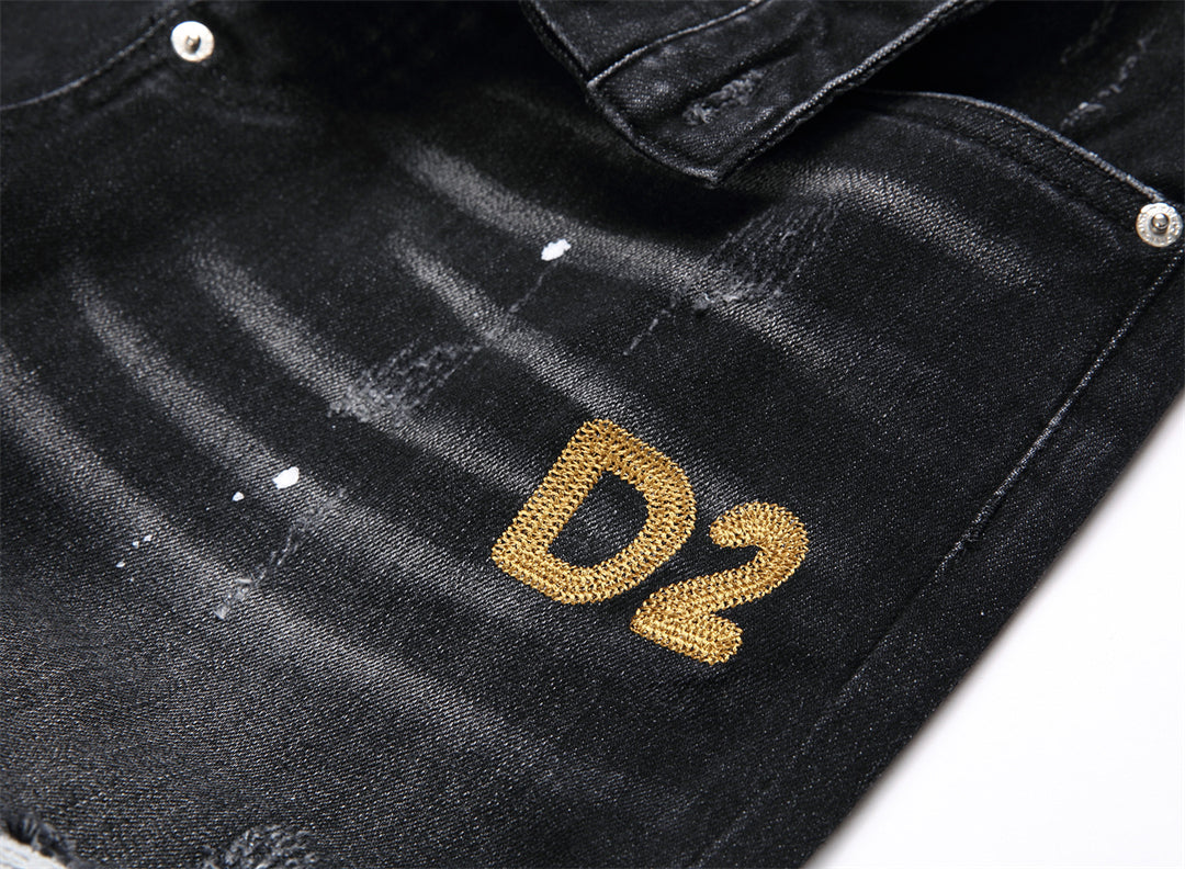DSQ2 Jeans Ripped Black