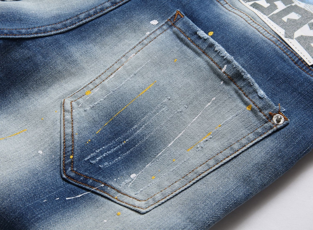 DSQ2 Short Jeans Ripped