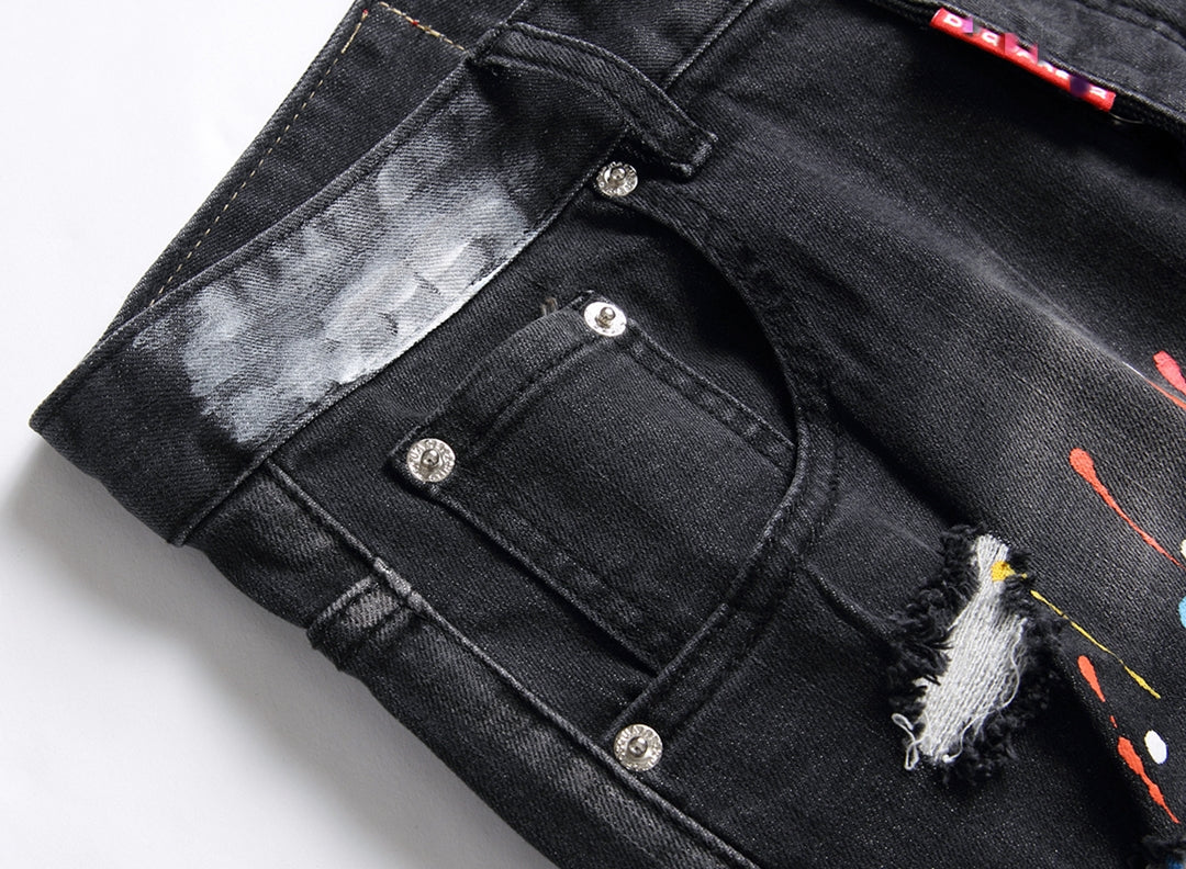 DSQ2 Short Jeans Ripped