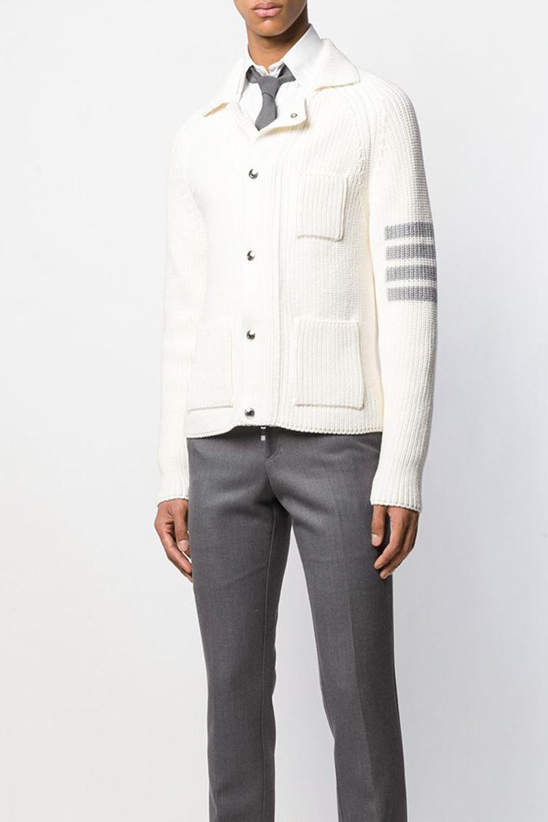 4 Bars Wool cardigan