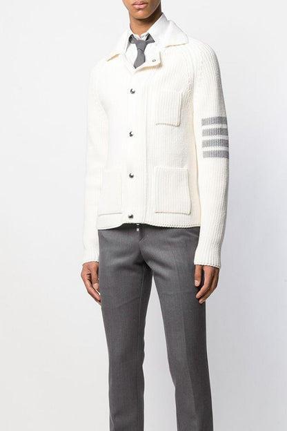 4 Bars Wool cardigan