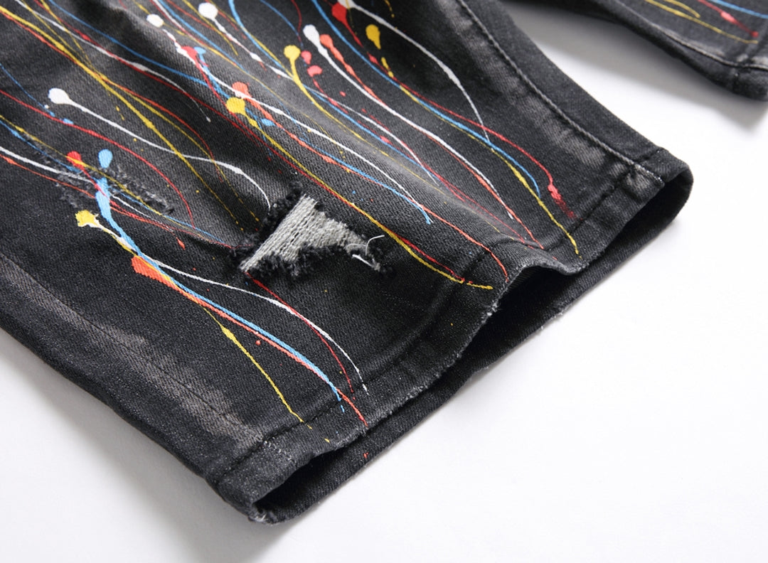 DSQ2 Short Jeans Ripped