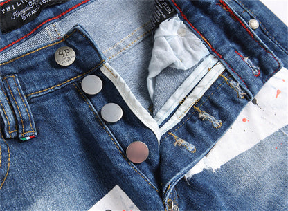 New Jeans Ripped LOGO PP
