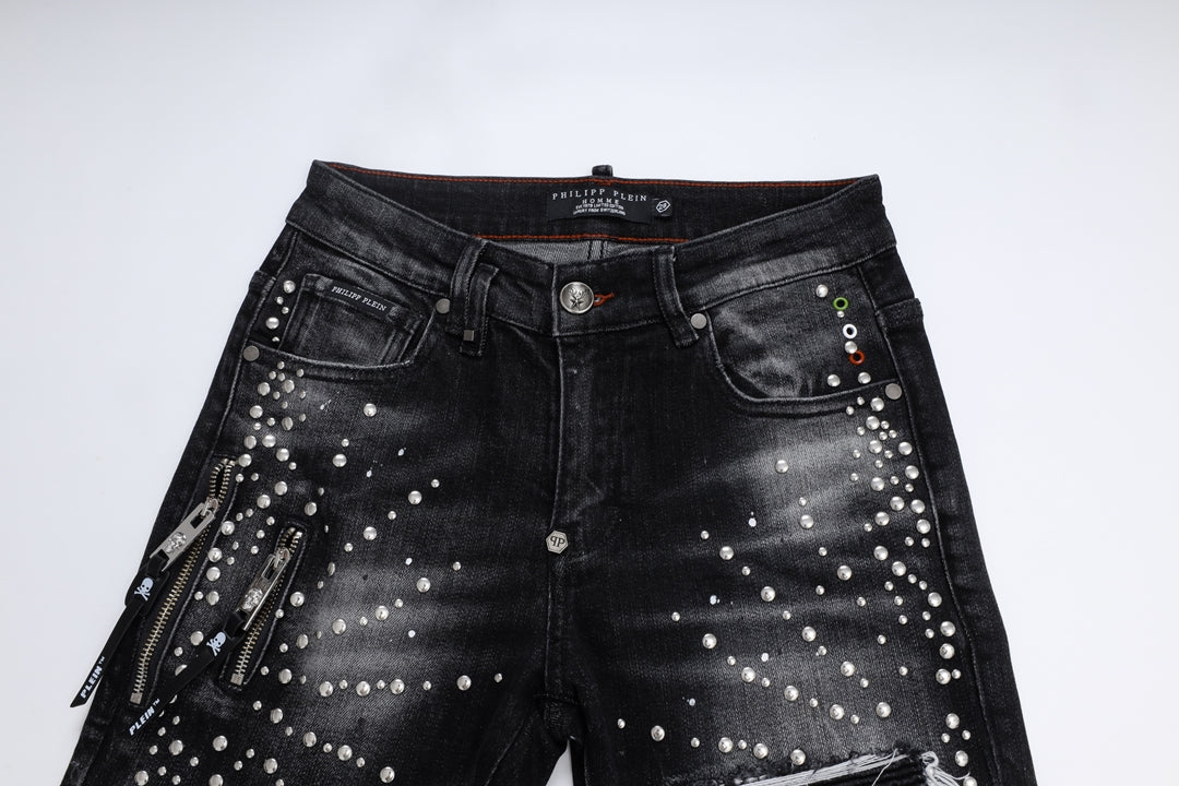 New Black Ripped Jeans