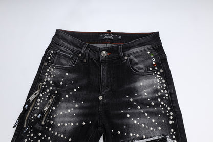 New Black Ripped Jeans