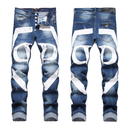 New Jeans Ripped LOGO PP