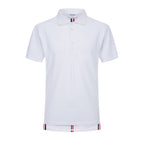 Color stripes behind Polo shirt