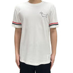 Double sleeve stripes Puppy T-shirt