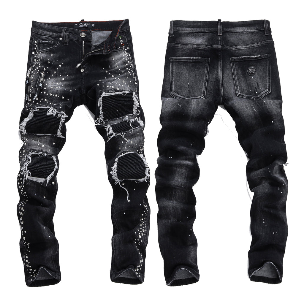 New Black Ripped Jeans