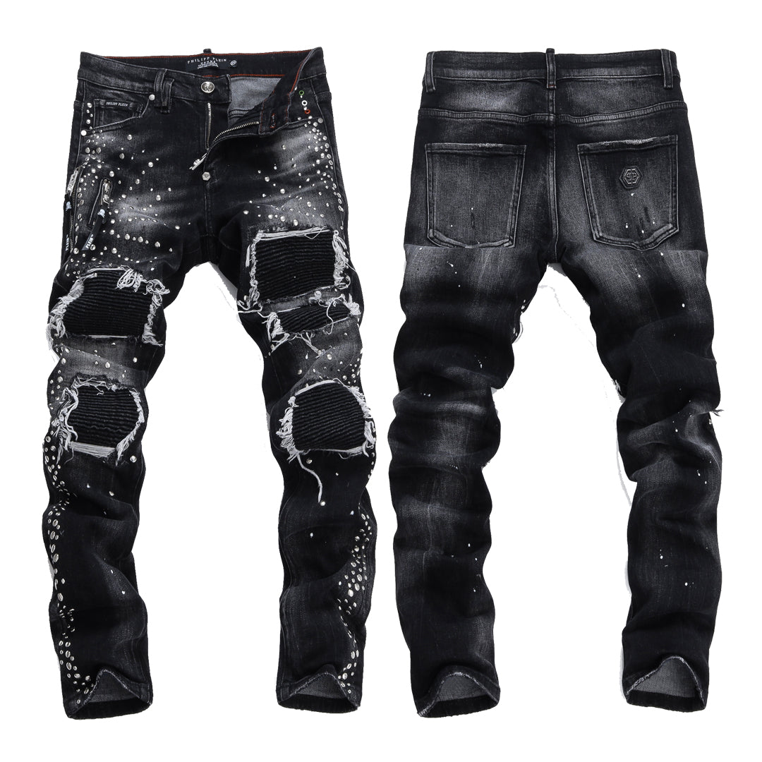 New Black Ripped Jeans