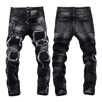 New Black Ripped Jeans