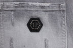 New Gray Ripped Jeans