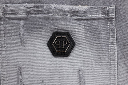 New Gray Ripped Jeans